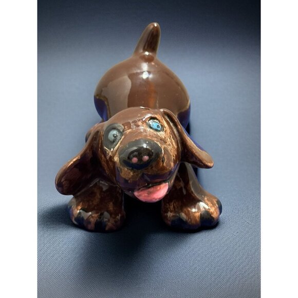 Unbranded Other - Vintage Basset Hound Porcelain Dog Figurine